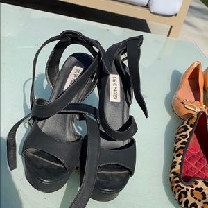 Never been warm sky high heels baby